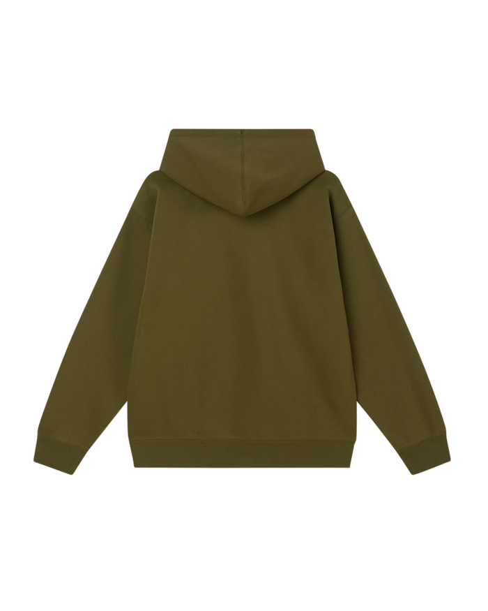 obey est works eyes pullover moss green