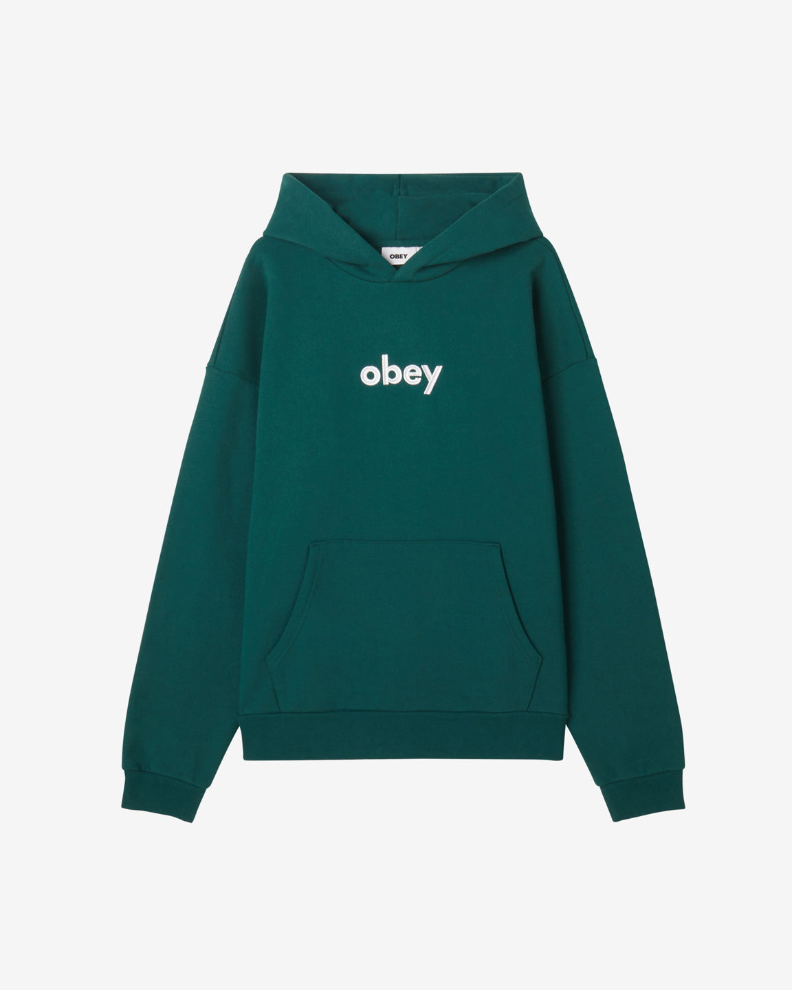 obey lowercase pullover rain forest