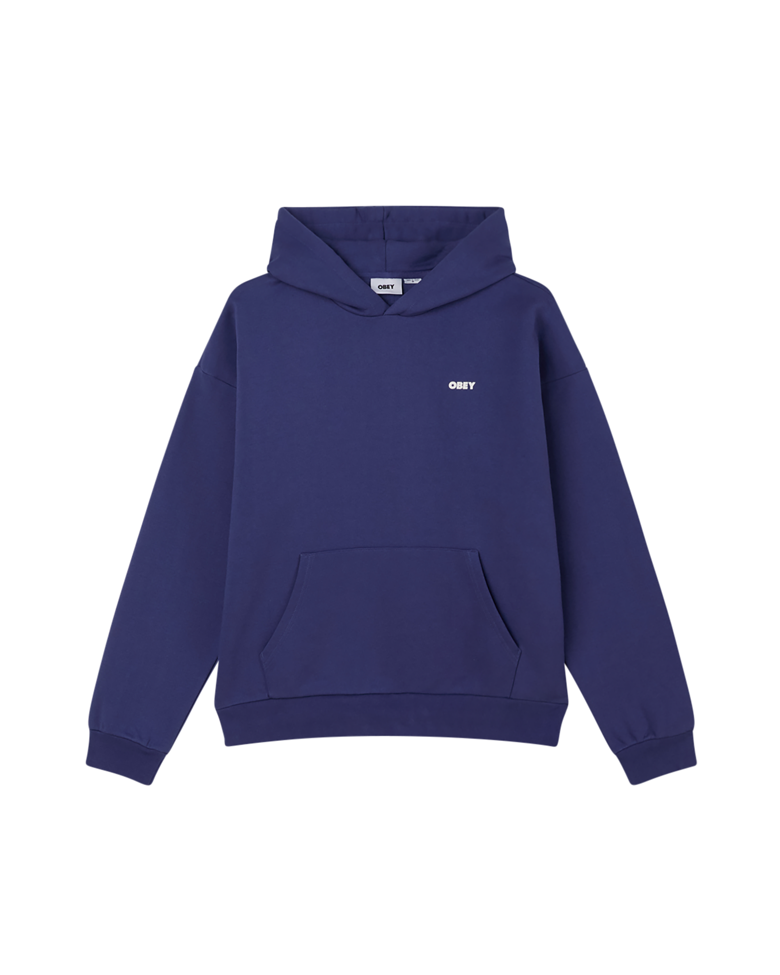 obey bold icon pullover skipper blue