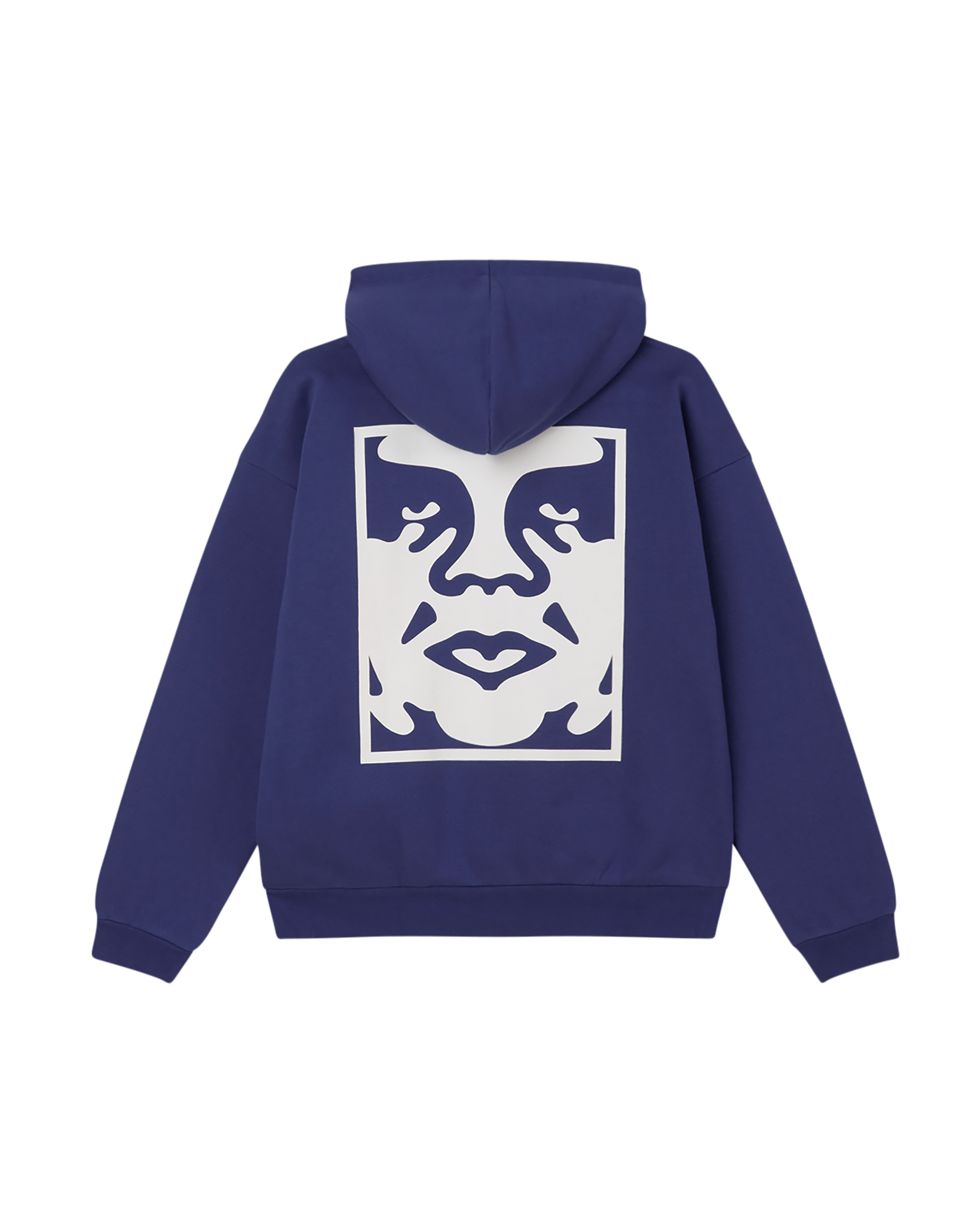 obey bold icon pullover skipper blue