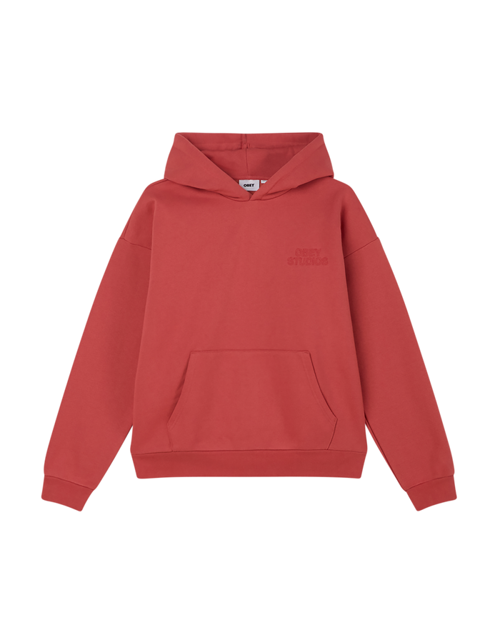 obey studios pullover mineral red