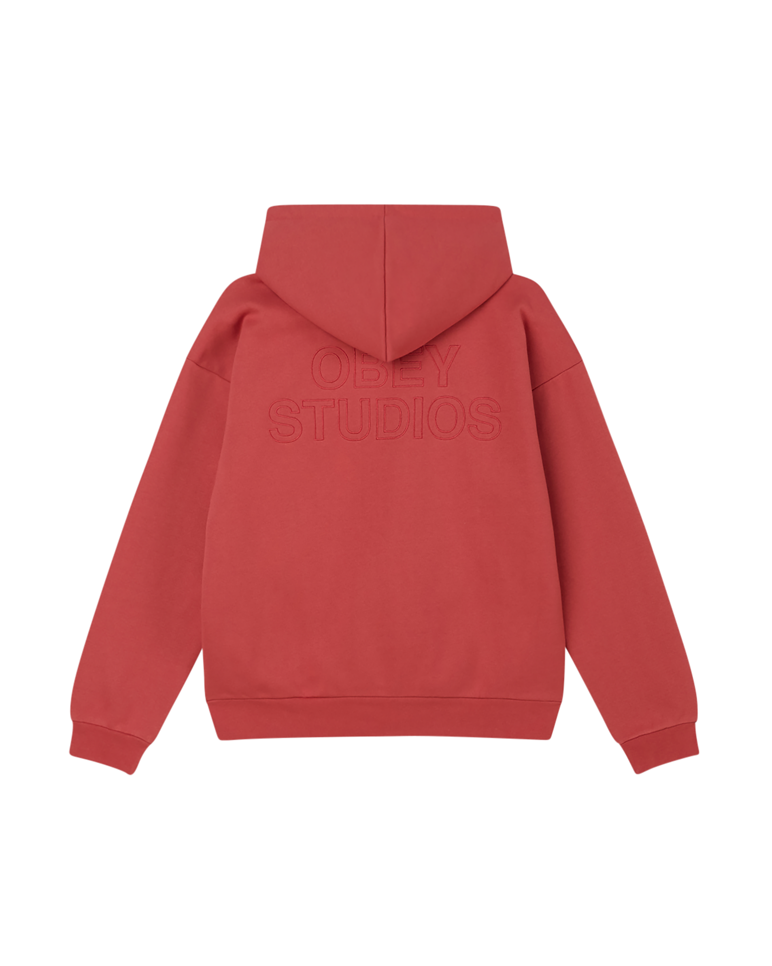 obey studios pullover mineral red