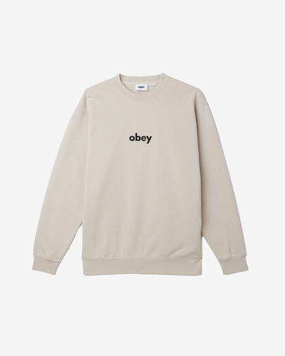 OBEY LOWERCASE CREWNECK