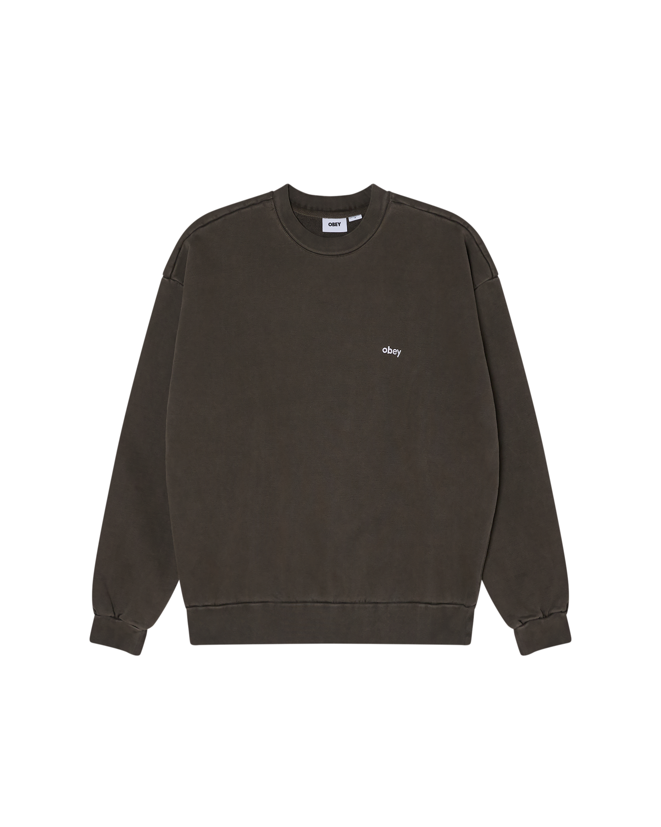 obey-lowercase-pigment-crewneck-pigment-black-olive (zoomed)