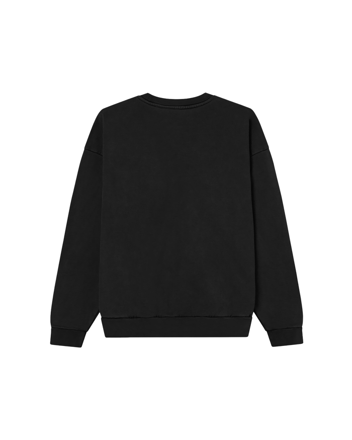 icon crewneck black