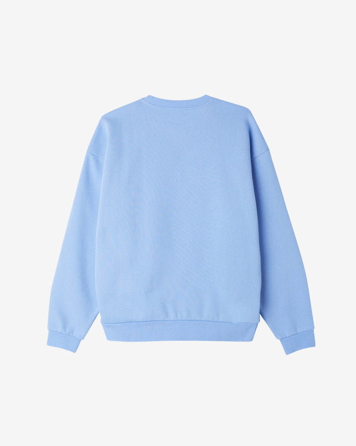 obey icon crewneck hydrangea