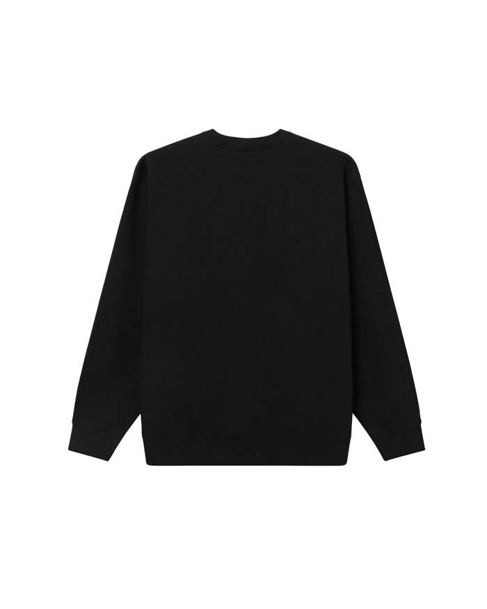 obey est works eyes crewneck black