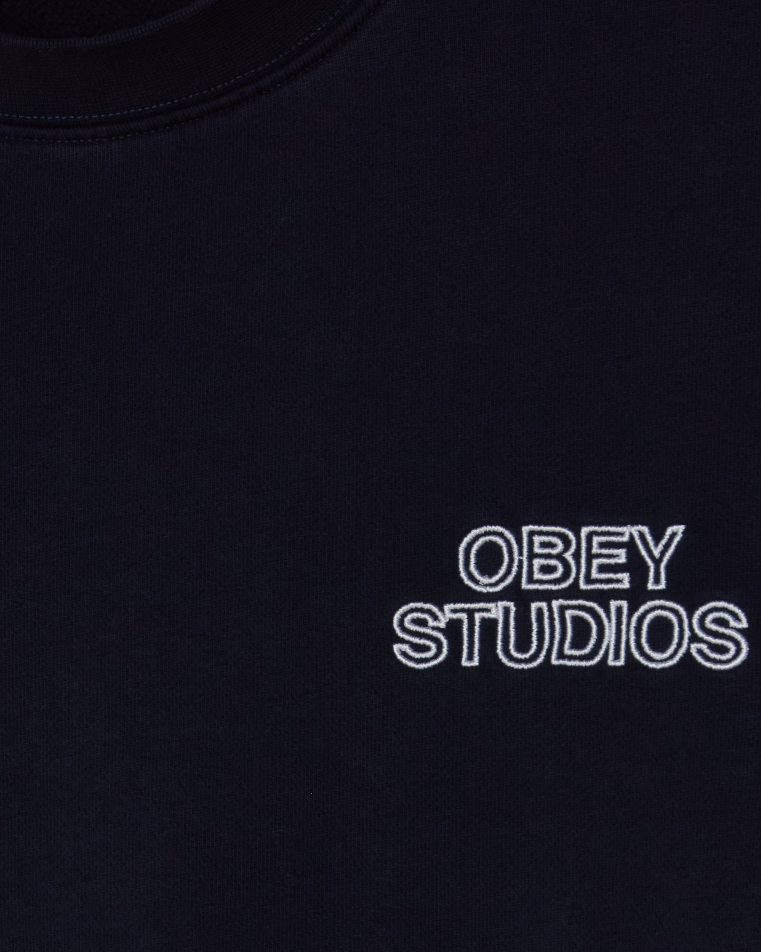 OBEY STUDIOS FADED CREWNECK (zoomed)