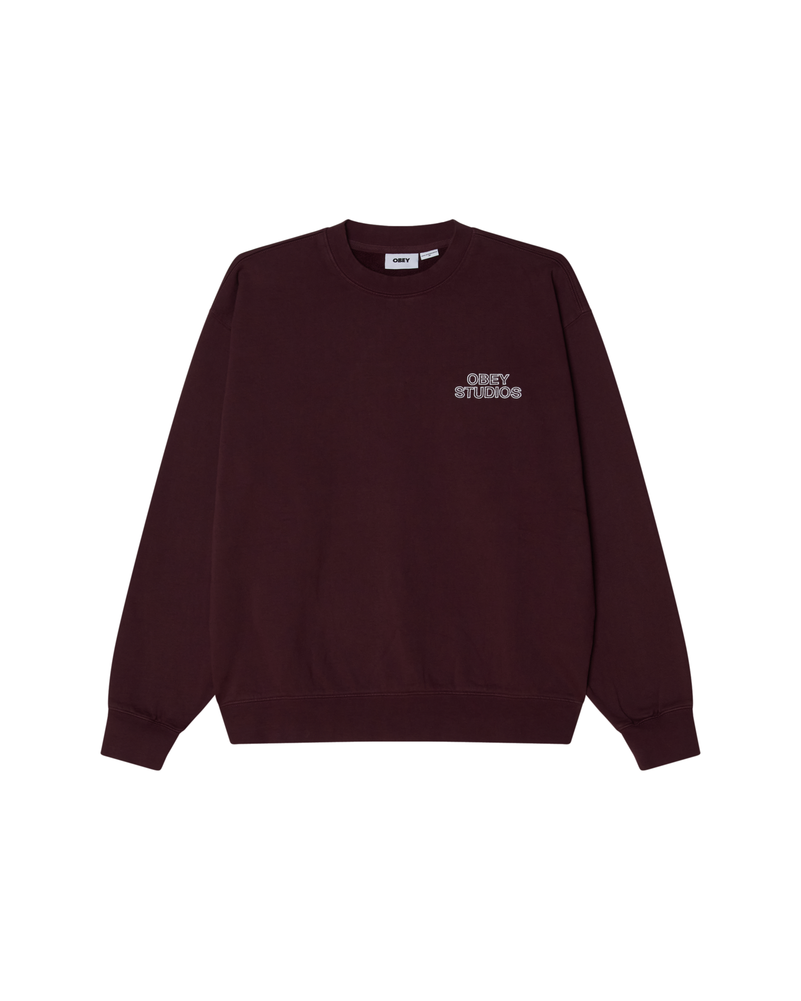 OBEY STUDIOS FADED CREWNECK (zoomed)