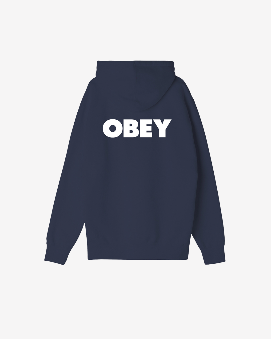 Obey Men s Bold Premium Hooded Fleece Academy Hoodie Blue Hoodies