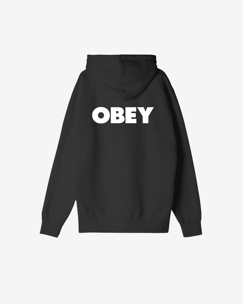 BOLD PREMIUM PULLOVER HOOD BLACK | OBEY Clothing
