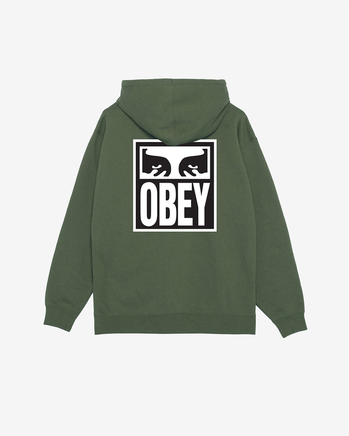 EYES ICON PREMIUM PULLOVER MOSS GREEN