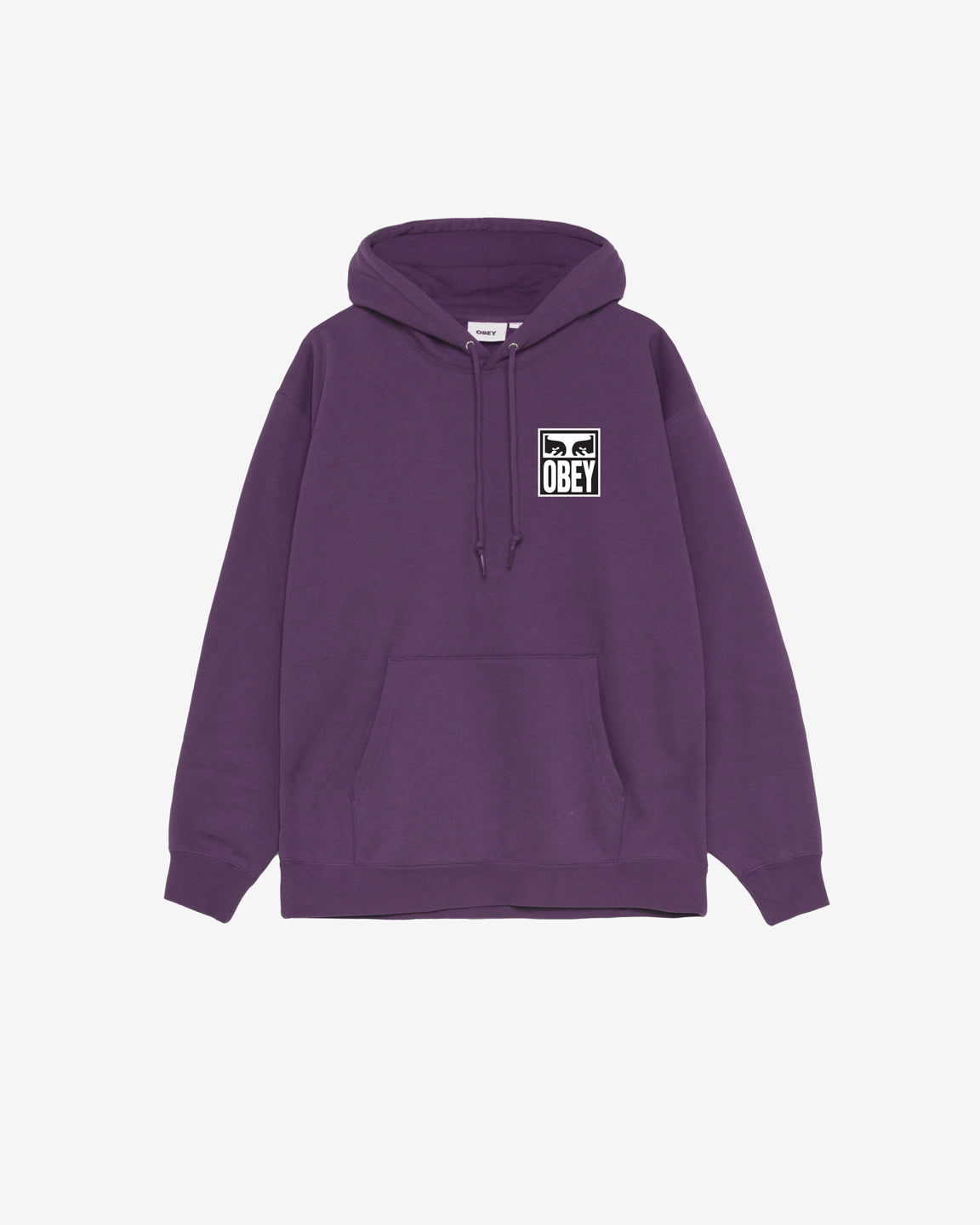 obey eyes icon pullover paisley purple