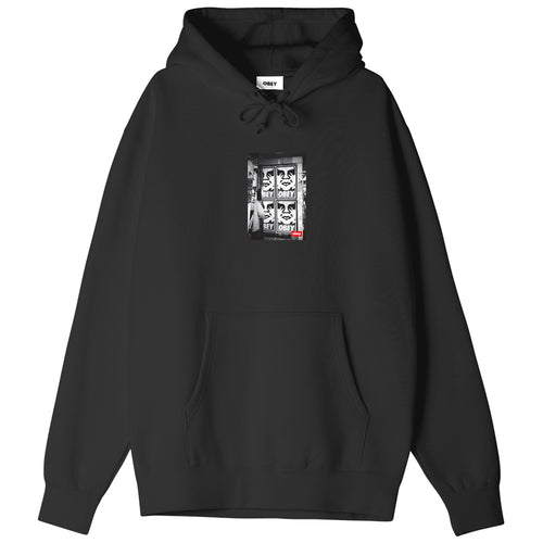 OBEY ICON PHOTO BOX FIT PULLOVER HOOD