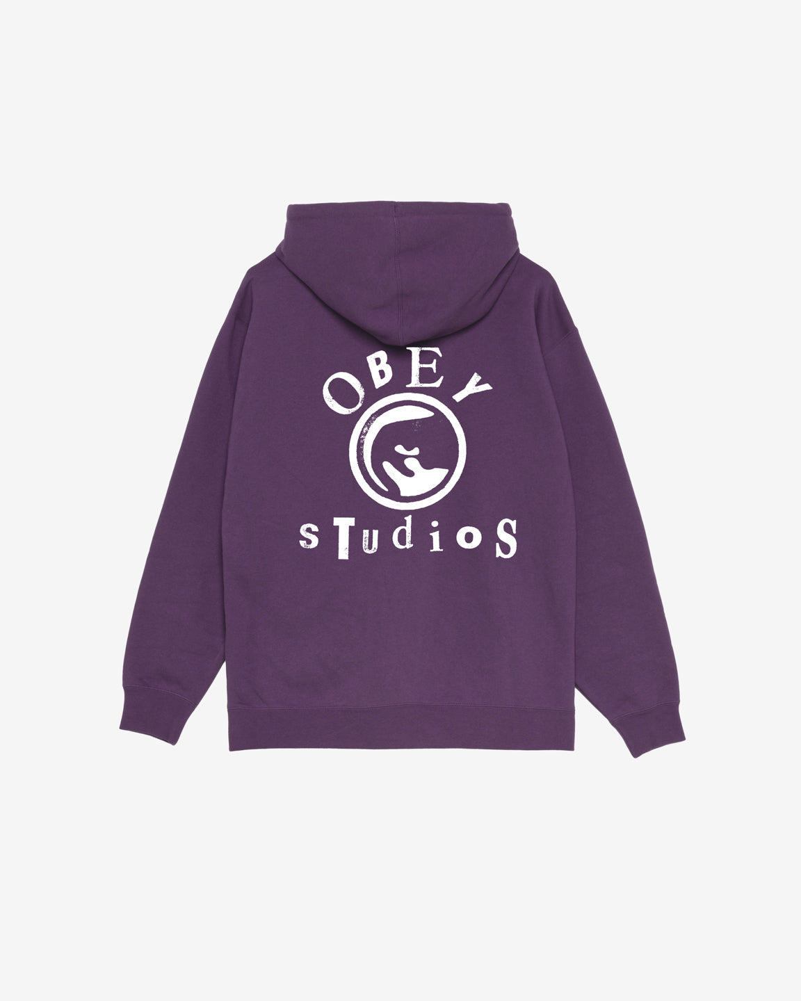 obey studios icon pullover plum perfect