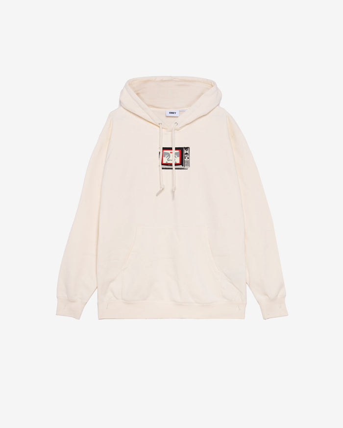 obey tv pullover unbleached