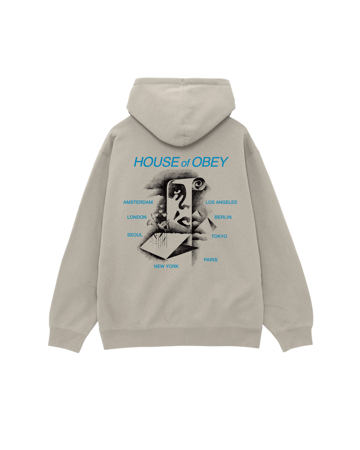 PYRAMID SCROLL PULLOVER HOOD