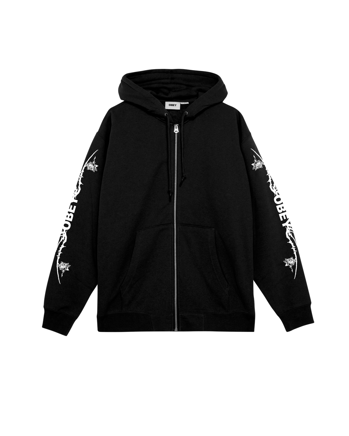 TRIBAL ROSE ZIP HOOD – OBEY CLOTHING