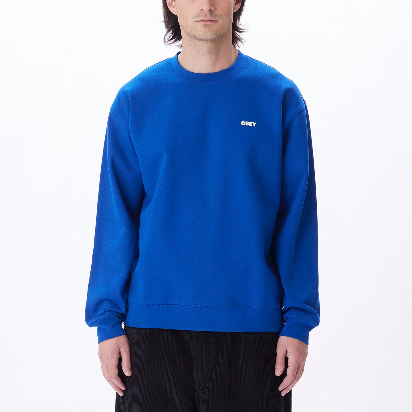 Obey blue online sweatshirt