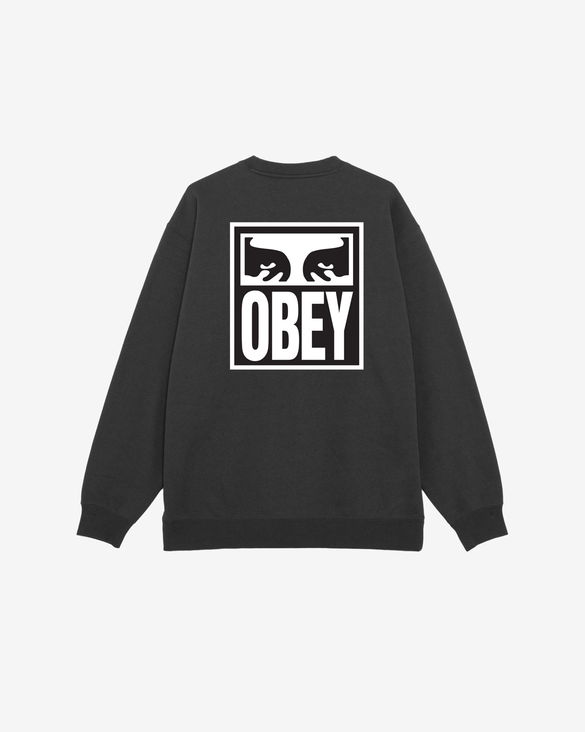 obey eyes icon crewneck black