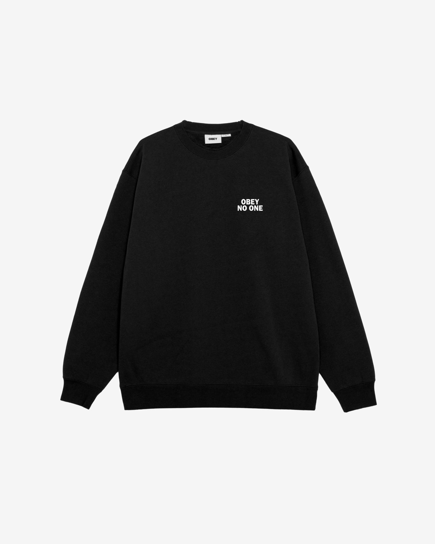 OBEY NO ONE PREMIUM CREWNECK