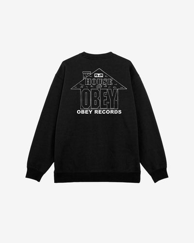 HOUSE OF OBEY RECORDS PREMIUM CREWNECK