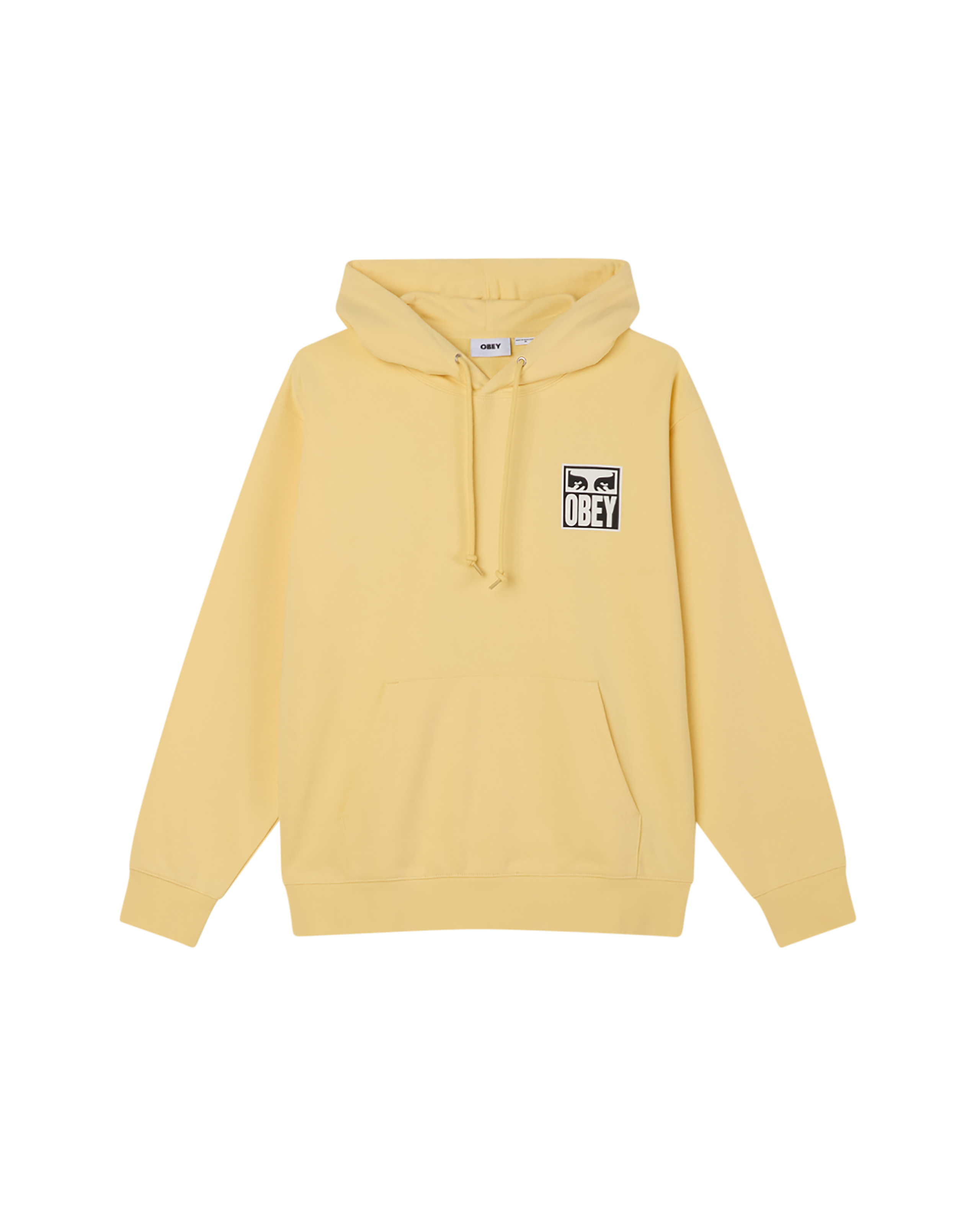 obey eyes icon ii pullover pale banana