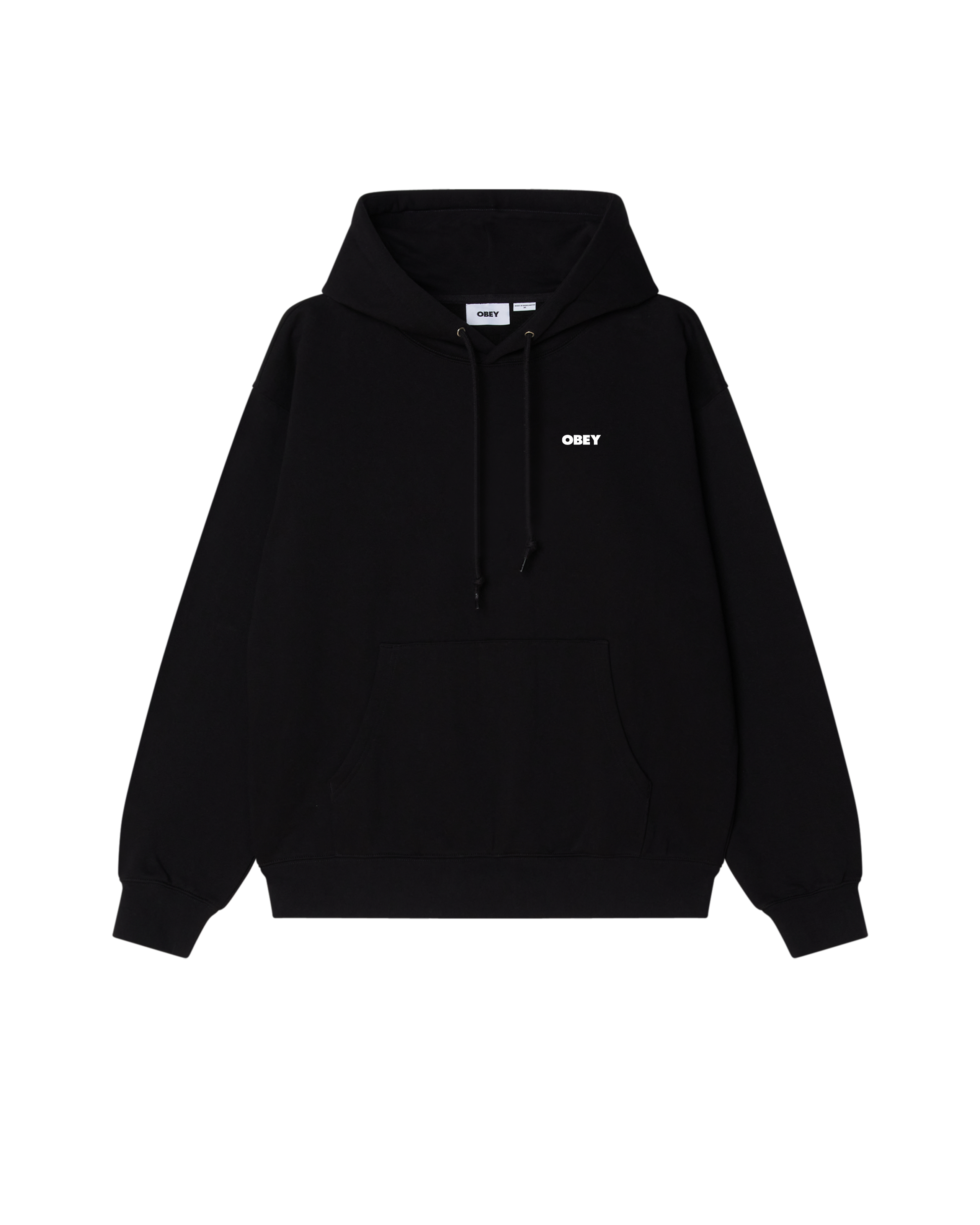 obey bold eye pullover black