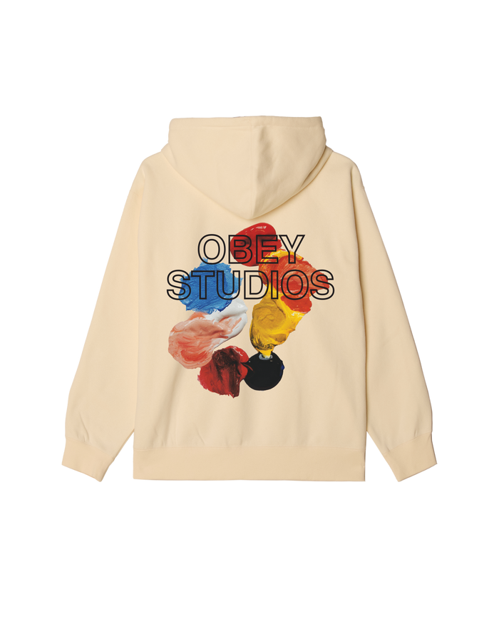 obey studios palette pullover unbleached