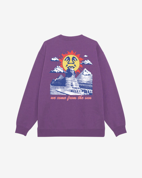 WE COME FROM THE SUN HEAVYWEIGHT CREWNECK | OBEY Clothing
