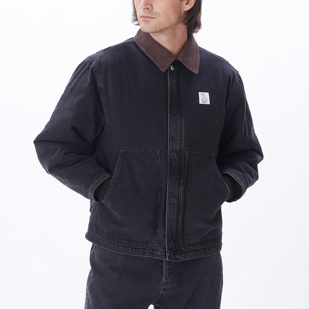 WORK AROUND JACKET FADED BLACK | OBEY Clothing