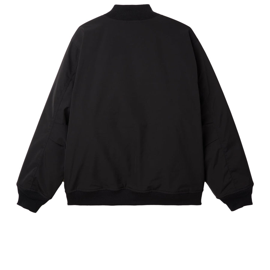 obey turnpike bomber jacket black