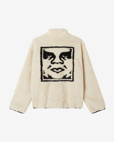 ICON FACE SHERPA JACKET