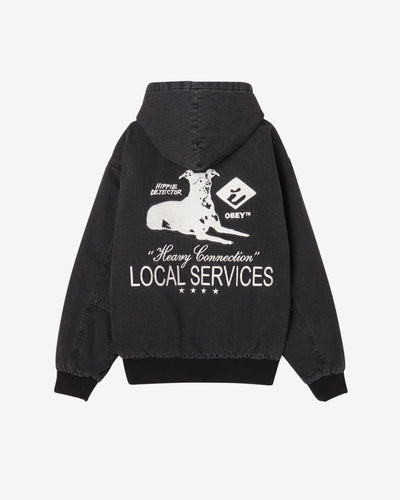 LOCAL SERVICE ZIP UP HOOD