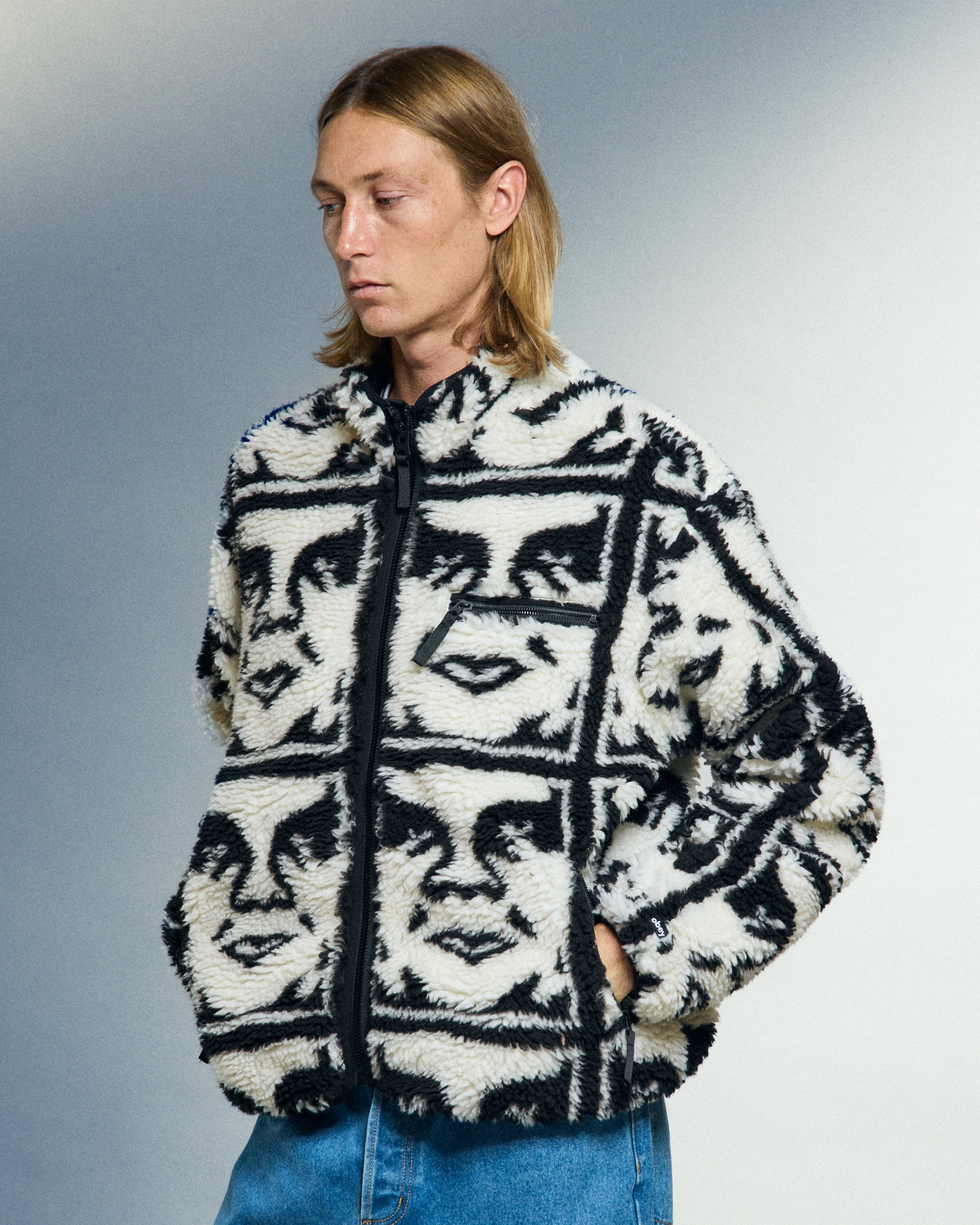 OBEY ボア セットアップ REPEATED ICON SHERPA – OBEY CLOTHING