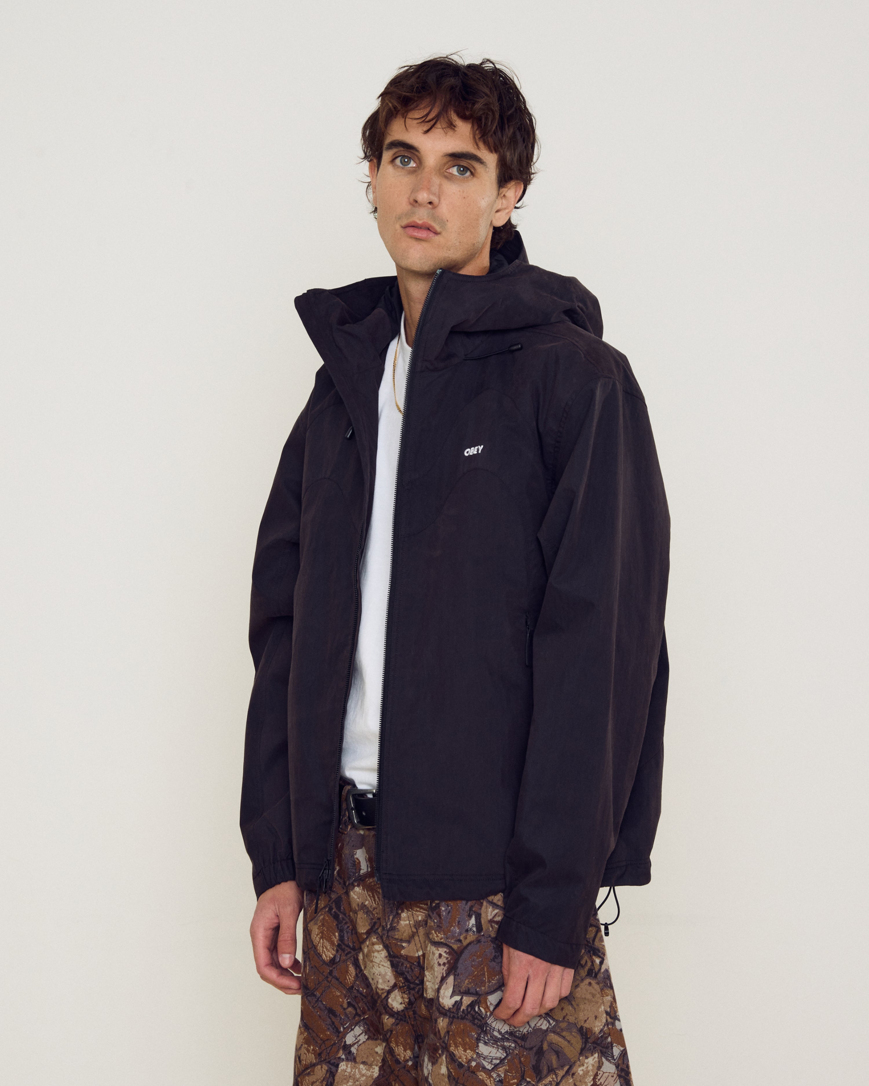じょー obey woolスタジアムJKT blk/size_M SOTA SHELL JACKET – OBEY CLOTHING