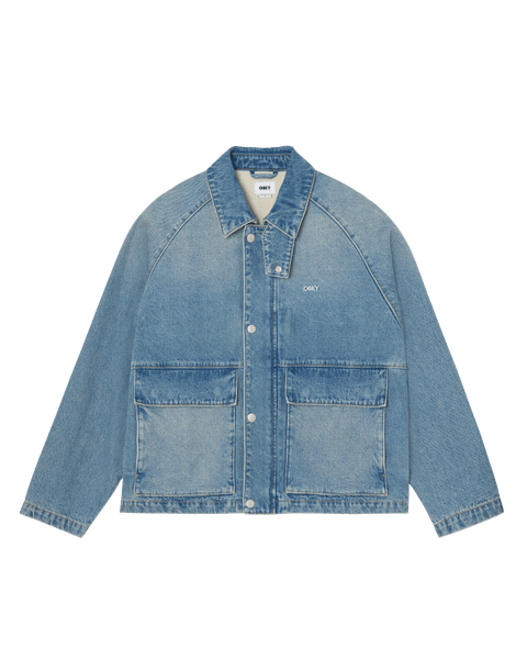 CADEN DENIM WORK JACKET – OBEY CLOTHING
