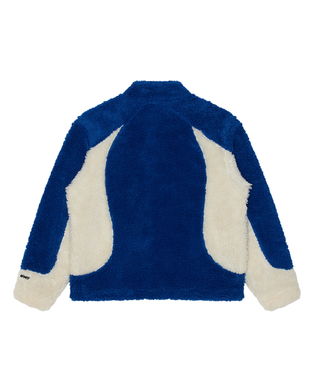 obey-center-field-sherpa-jacket-blue-multi