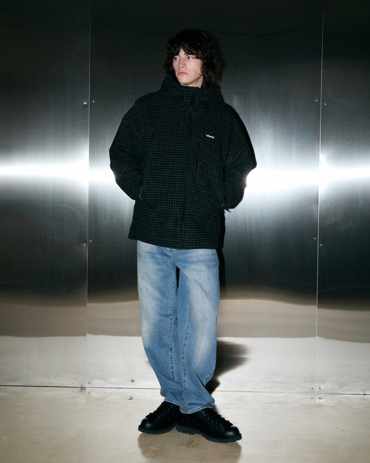 obey-obsidian-wooly-jacket-black-plaid