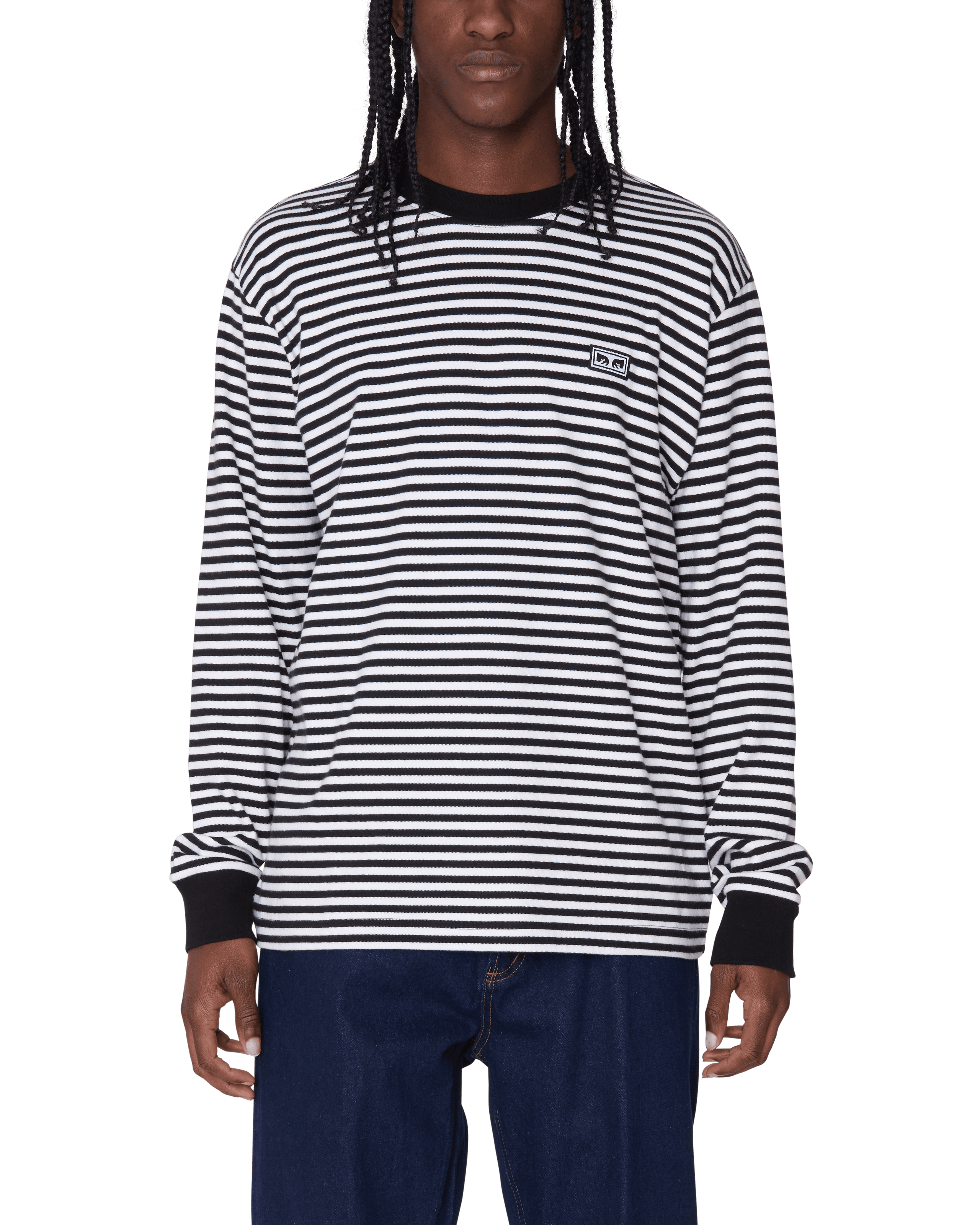 EST. WORKS LS STRIPE T-SHIRT (zoomed)