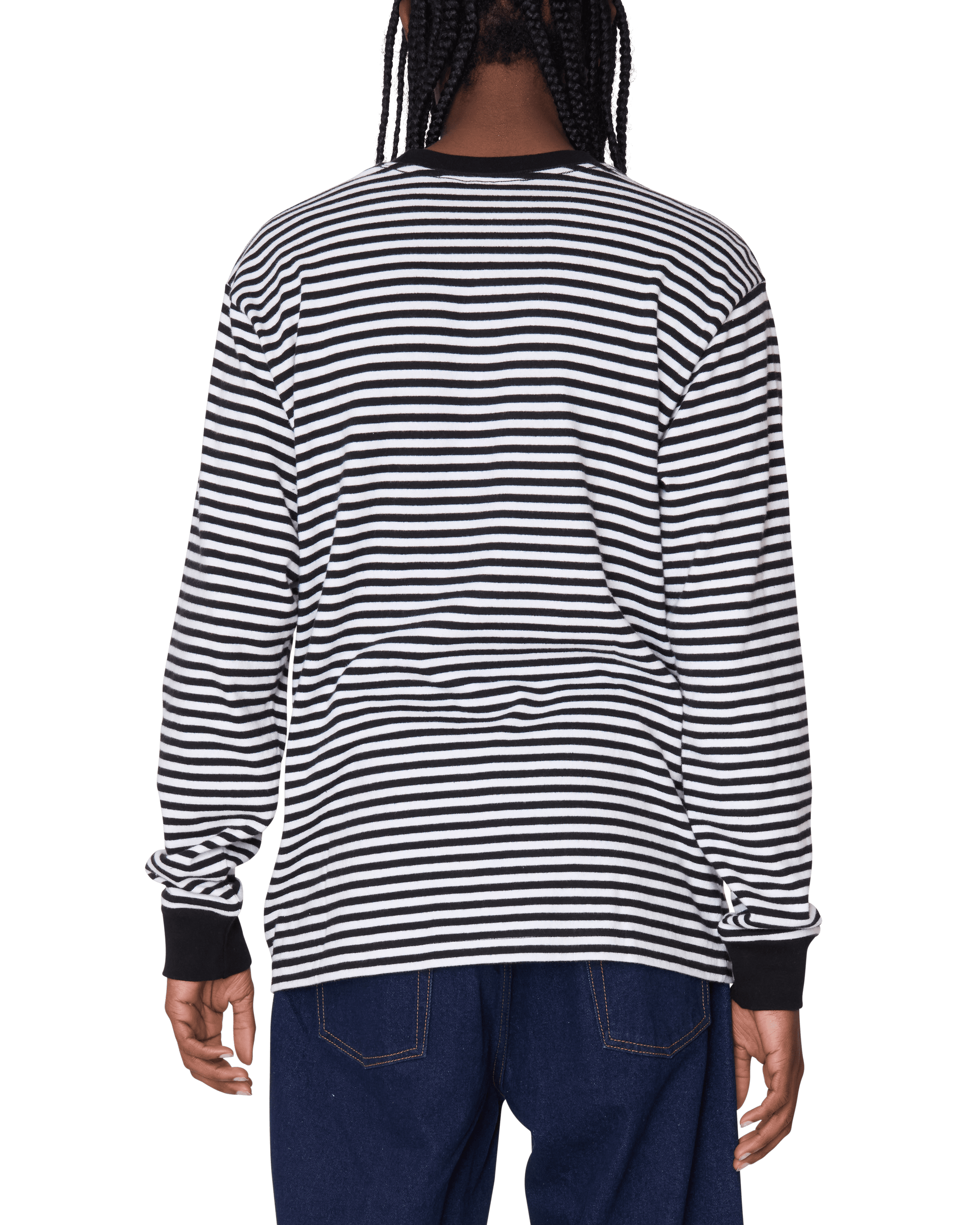 EST. WORKS LS STRIPE T-SHIRT (zoomed)