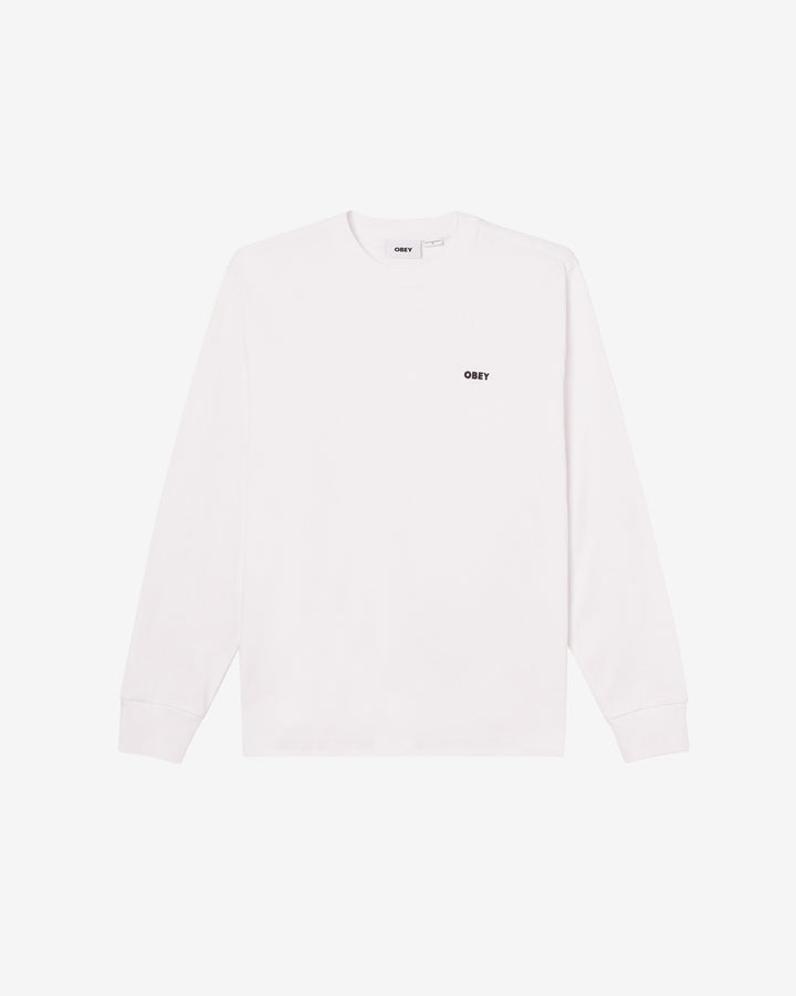 ESTABLISHED WORKS BOLD LS T-SHIRT WHITE
