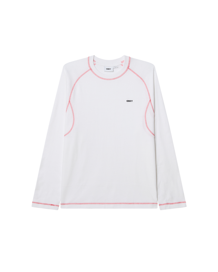 AARON CONTRAST STITCH LS SHIRT