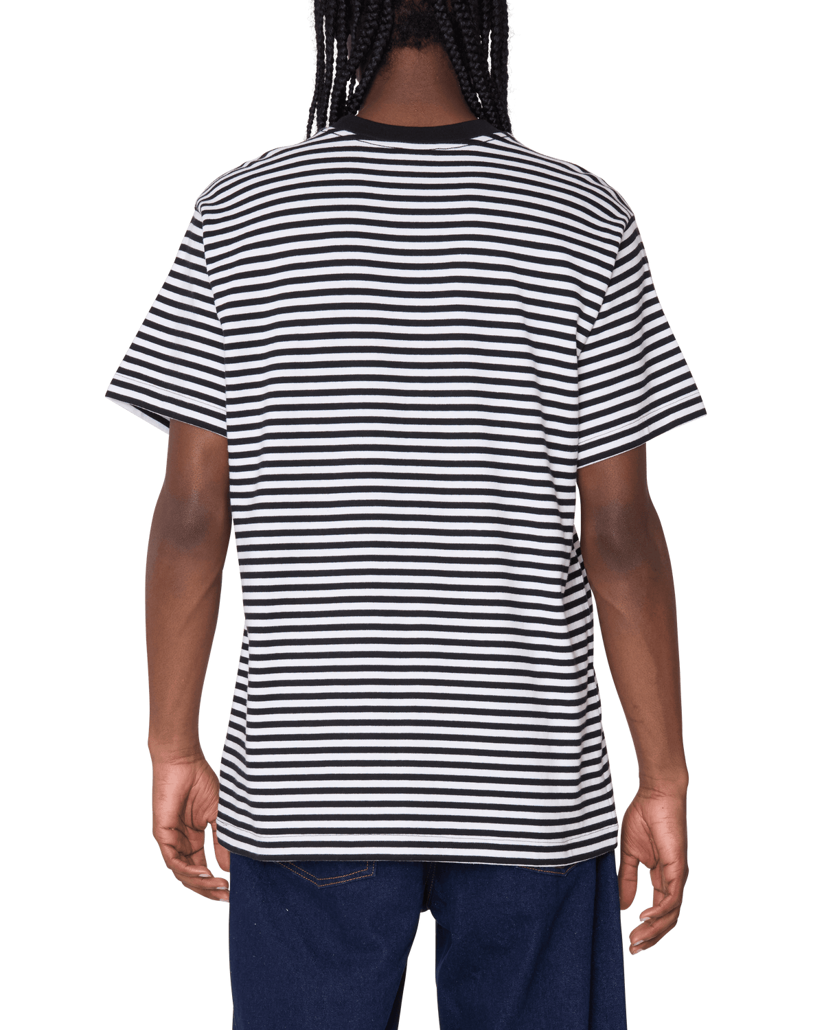 EST. WORKS EYES STRIPE T-SHIRT