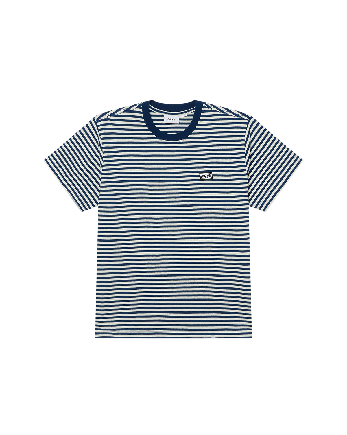 EST. WORKS EYES STRIPE T-SHIRT