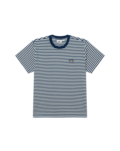 EST. WORKS EYES STRIPE T-SHIRT – OBEY CLOTHING
