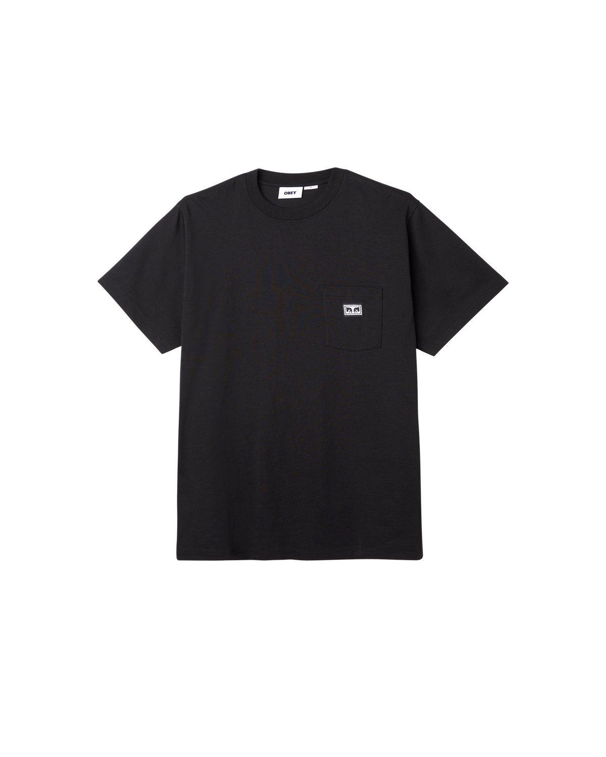 obey est works eyes pocket t shirt black