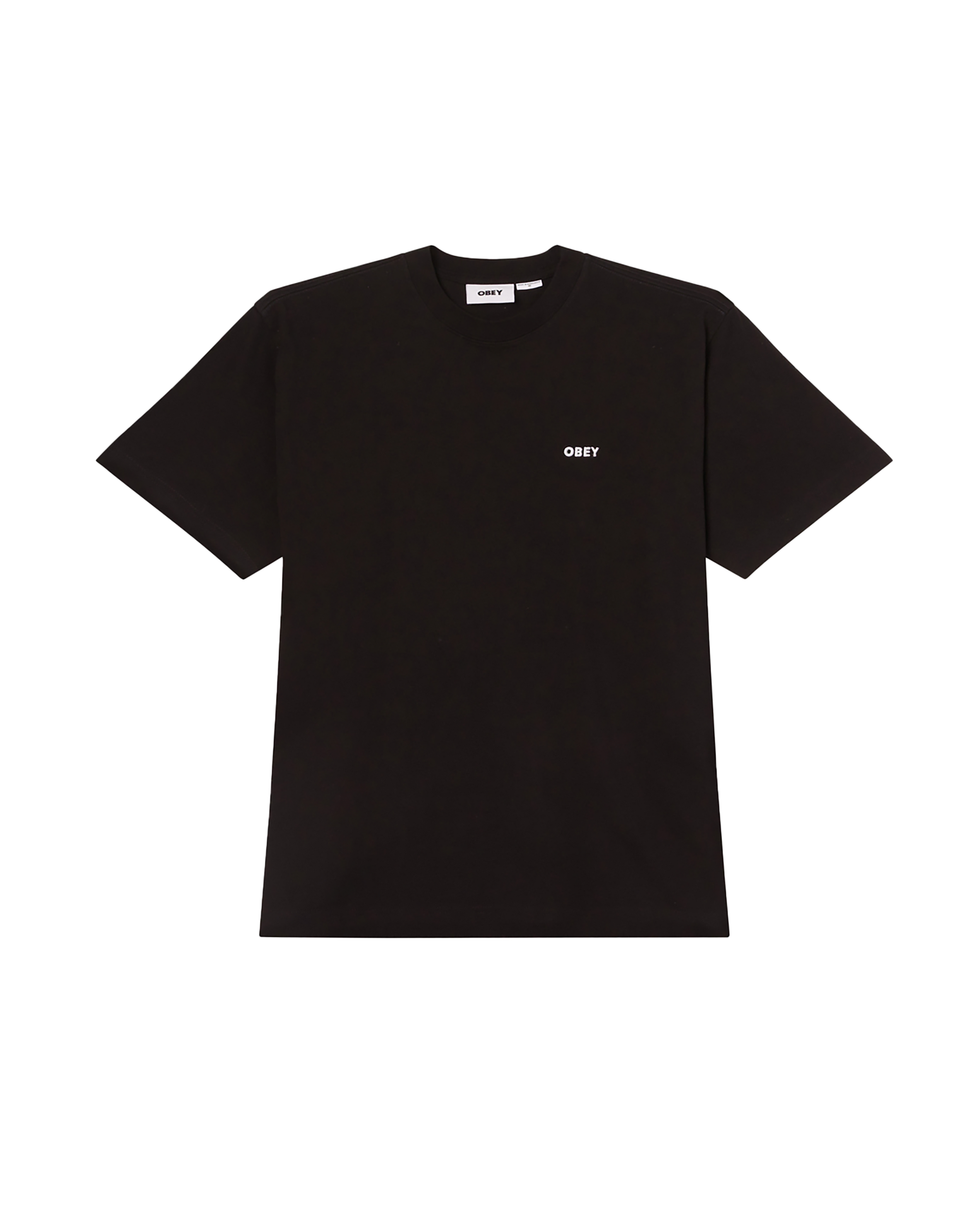 obey est works bold t shirt black (zoomed)