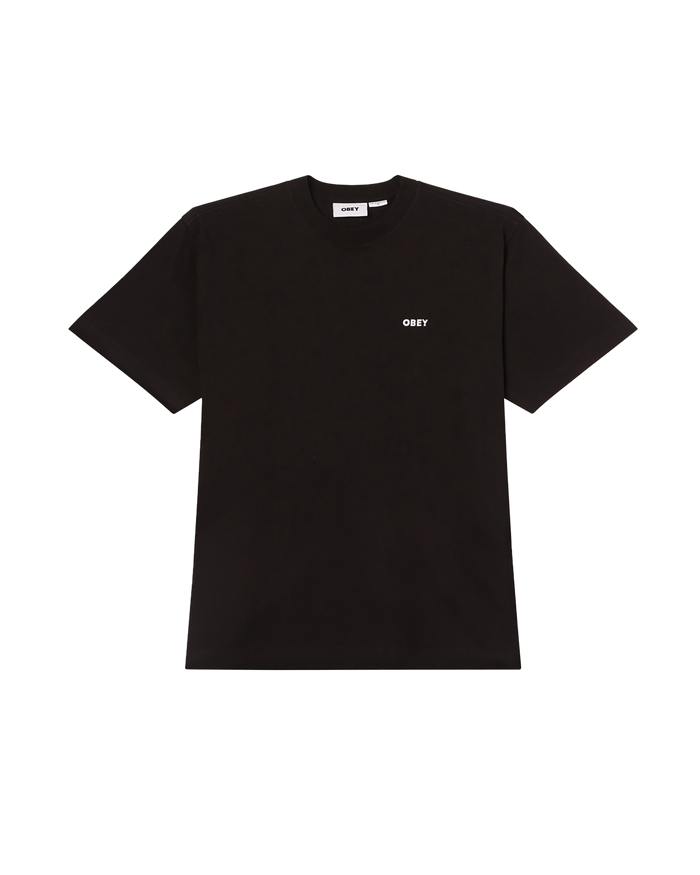 obey est works bold t shirt black