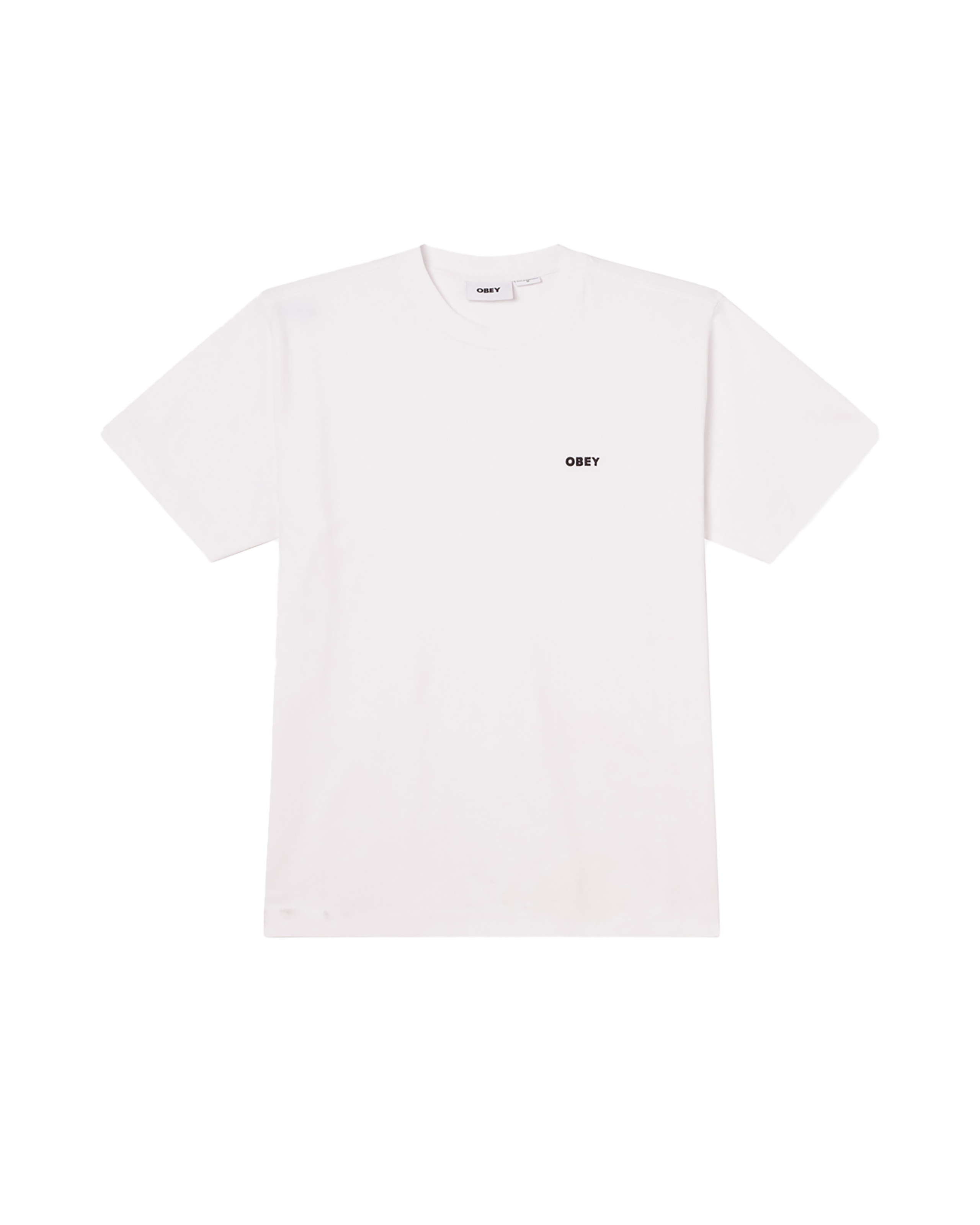 obey est works bold t shirt white